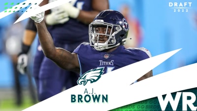 New Eagles receiver A.J. Brown's first love was baseball, and he