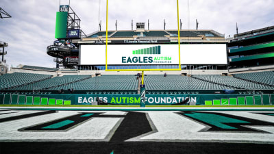 Eagles turn stadium into vaccine site for autism community - WHYY