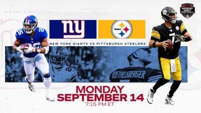 Pittsburgh Steelers vs. New York Giants FREE LIVE STREAM (9/14/20