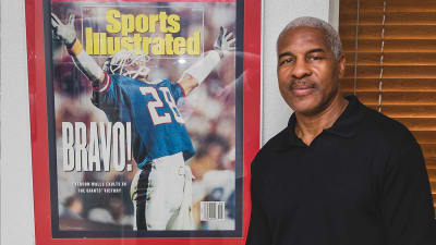 Dwight Clark's famous catch inspired Giants Super Bowl hero's