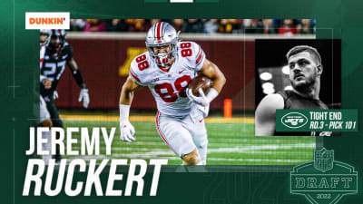 Jets Sign, TE Jeremy Ruckert, Lifelong Fan of Green & White