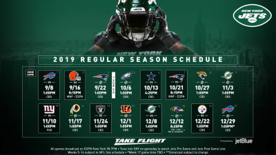 The Jets' 2019 Schedule, Game by Game