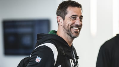 Aaron Rodgers Pulls a Packers Fan's Beard and Transforms Him Into