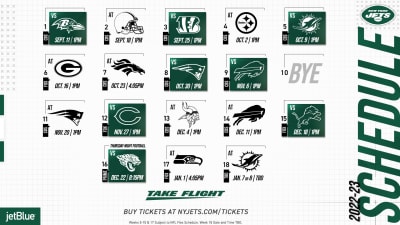 Jets 2023 NFL schedule: Dates, times, opponents for Weeks 1-18