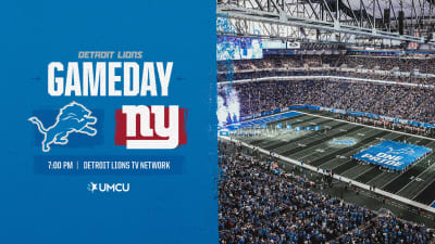 Lions announce alternate broadcast of Friday's game versus NY
