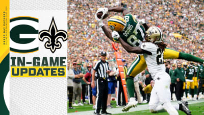 Live score updates and highlights from Packers vs. Saints in Week 3