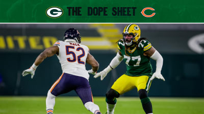 Packers-Bears Week 16 Dope Sheet