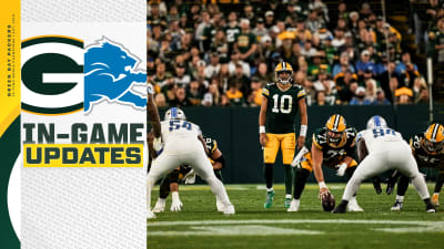 Packers can't overcome disastrous first half, lose 34-20 to Lions