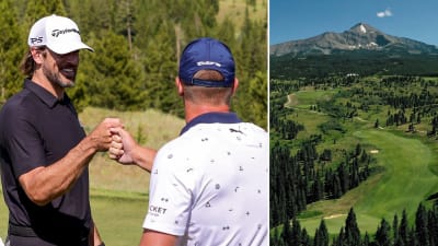 Watch Bryson DeChambeau hit 480-yard drive, Aaron Rodgers go 438 at The  Match 4 [VIDEO] - DraftKings Network