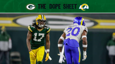 Dope Sheet: Packers travel East to take on the Steelers