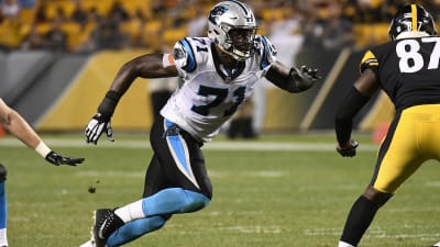 Panthers DE Efe Obada, a human trafficking survivor, excels in NFL debut -  Sports Illustrated