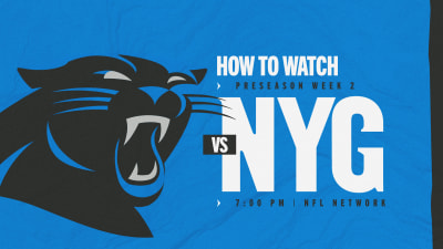 How to watch today's Carolina Panthers vs. New York Giants