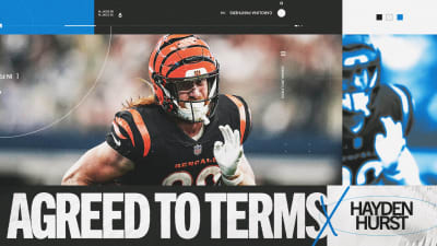 Bengals reportedly losing tight end Hurst to Panthers