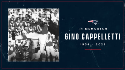 Gino Cappelletti, original Boston Patriot and team broadcaster