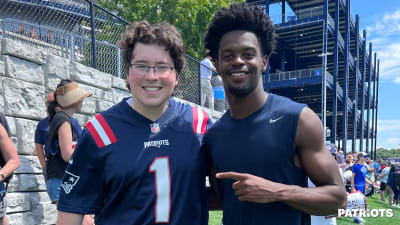 Ben Lepper of Wellesley announces Pats 2nd round pick Tyquan Thornton