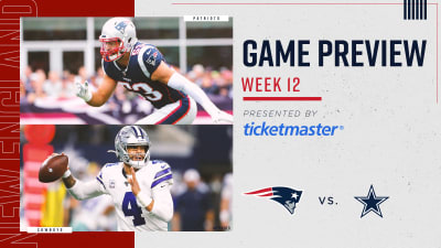 Game Preview: New England Patriots at Dallas Cowboys - Newport Buzz