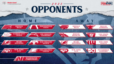 Commanders 2023 homes and away opponents set