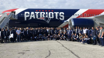 GoLocalProv  URI Football Catches Surprise Flight on Patriots' Plane to  Game Against Towson This Weekend