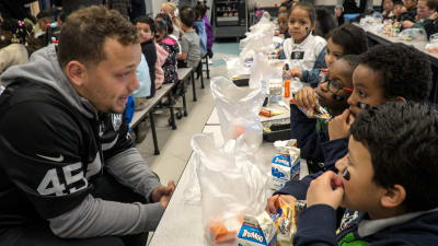 Las Vegas Raiders surprise elementary school principal with Super Bowl  tickets