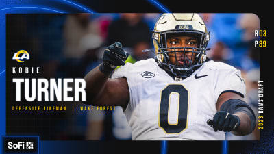 Rams Draft Pick Kobie Turner's First Press Conference: Coach Connections,  College Performance & More 