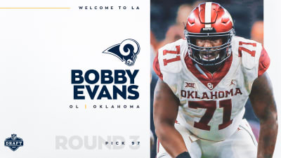 Former Oklahoma, Allen OL Bobby Evans selected No. 97 overall by