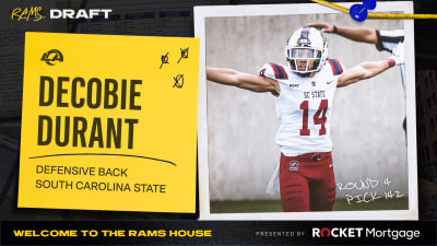 Rams select DB Decobie Durant with 142nd pick in the 2022 NFL Draft