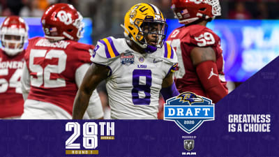 2020 NFL Draft: Baltimore Ravens Select Patrick Queen 28th Overall - And  The Valley Shook