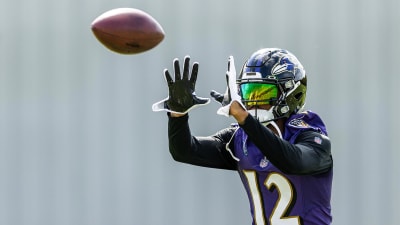 Ravens rookie WR Rashod Bateman will debut 'when the time is right,' Greg  Roman says