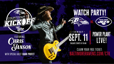 Baltimore Ravens - Exciting news❗️ On Sept. 13th, our 2021 Countdown to  Kickoff Party, presented by Miller Lite, will feature a performance by  @AllTimeLow and the game vs. the Raiders on our