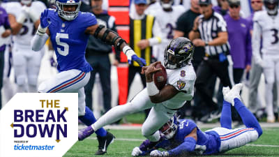 Ravens give up 10-point 4th-quarter lead, lose to Giants