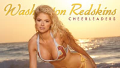 Washington Redskins Cheerleaders 2007 Calendar Swimsuit Pictorial 