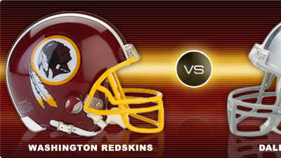 Week 10 Redskins 3 6 vs. Cowboys 6 3