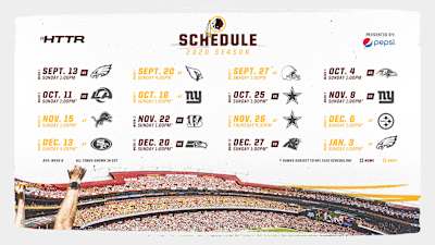 2021-2022 Washington Redskins Lock Screen Schedule for iPhone 6-7-8 Plus