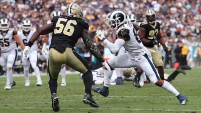 New Orleans Saints vs Los Angeles Rams on November 20, 2022