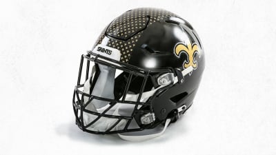 Saints introduce new black helmet to be worn for at least one game