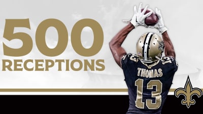 New Orleans Saints wide receiver Michael Thomas joins OBJ as only player to  have 90+ catches in first two seasons