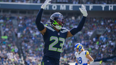 Seattle Seahawks cornerback Lance Boykin (18) looks on during an