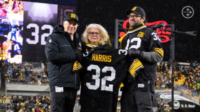 Franco Harris' retired jersey display unveiling at Acrisure