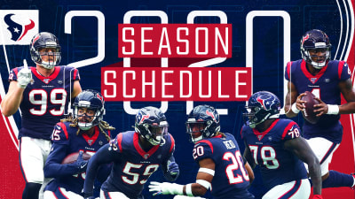 Texans announce 2019 schedule