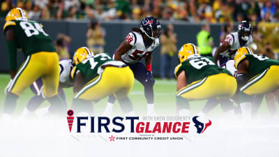 Here are five things to watch when the Houston Texans host the Green Bay  Packers on Sunday at NRG Stadium.