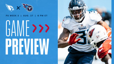 Titans announce preseason lineup facing off with Bucs and Cards at