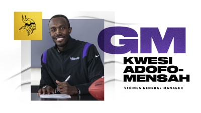 Who is Kwesi Adofo-Mensah? Minnesota Vikings hire their new general manager