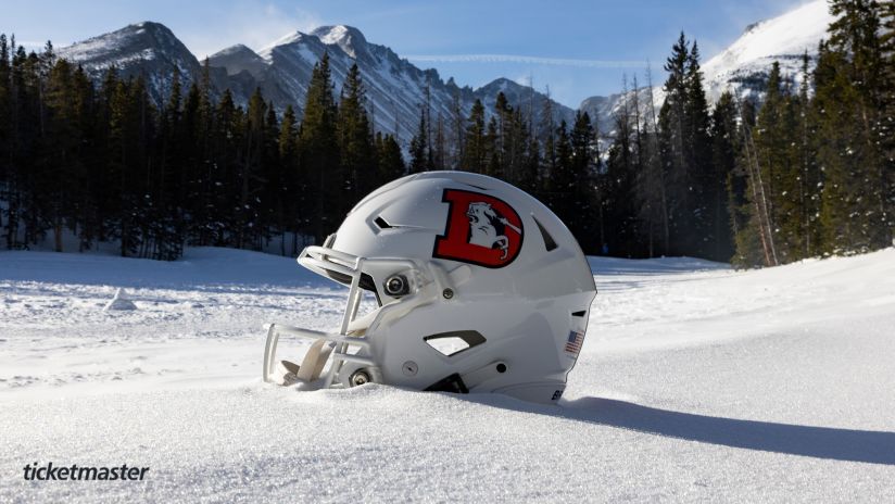 Broncos to wear 'Snowcapped' alternate helmet vs. Jets, Patriots