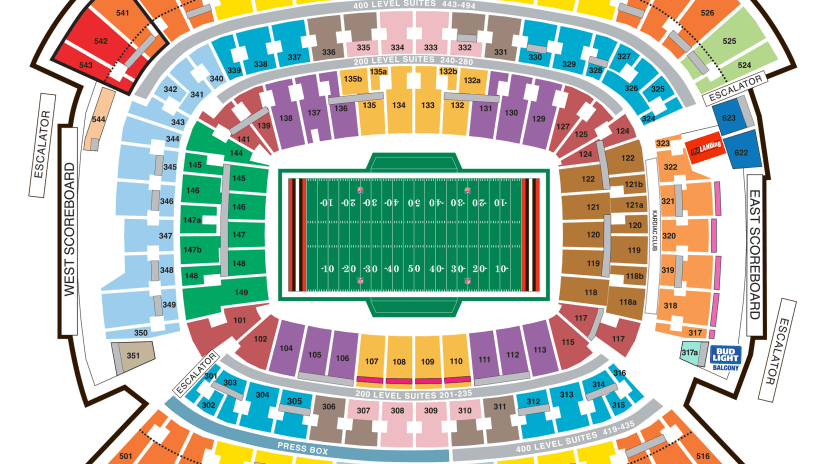 Mile High Stadium Seating Chart Concert