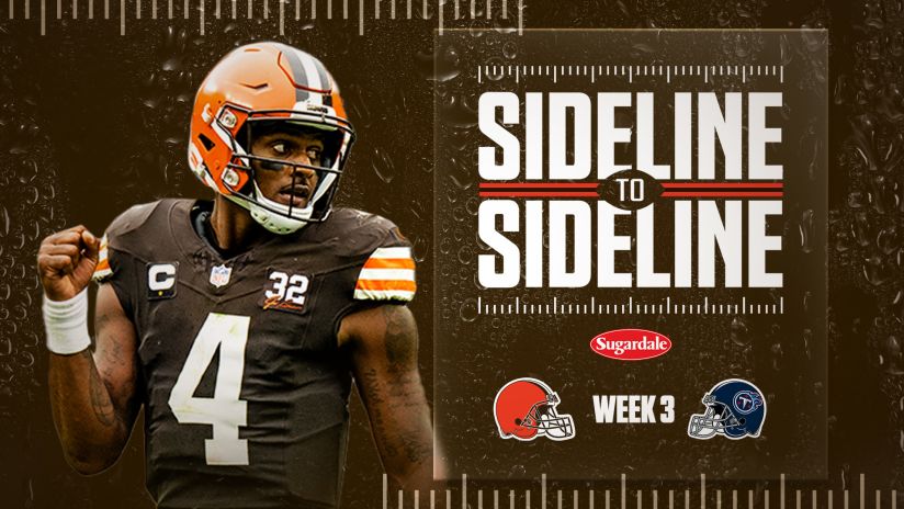 The Browns embrace 'next man up' mentality vs Titans