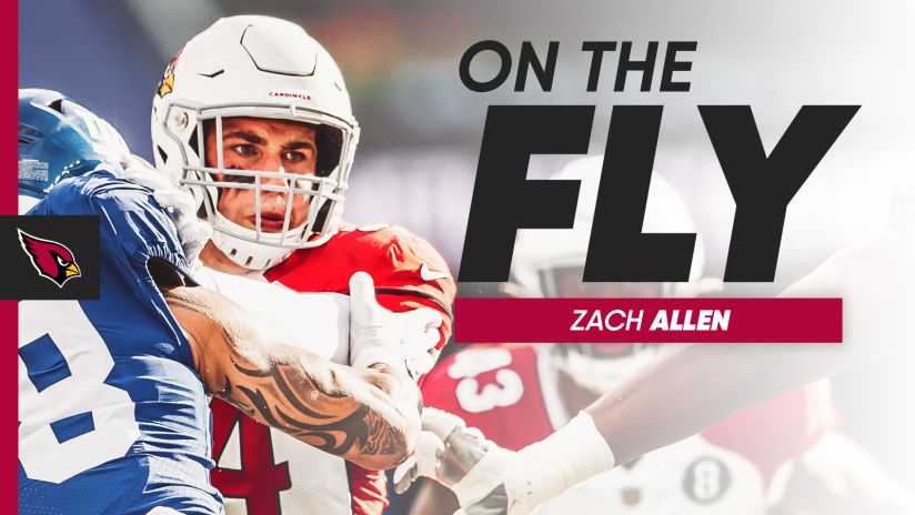Arizona Cardinals #97 Zach Allen Draft Game Jersey - Cardinal