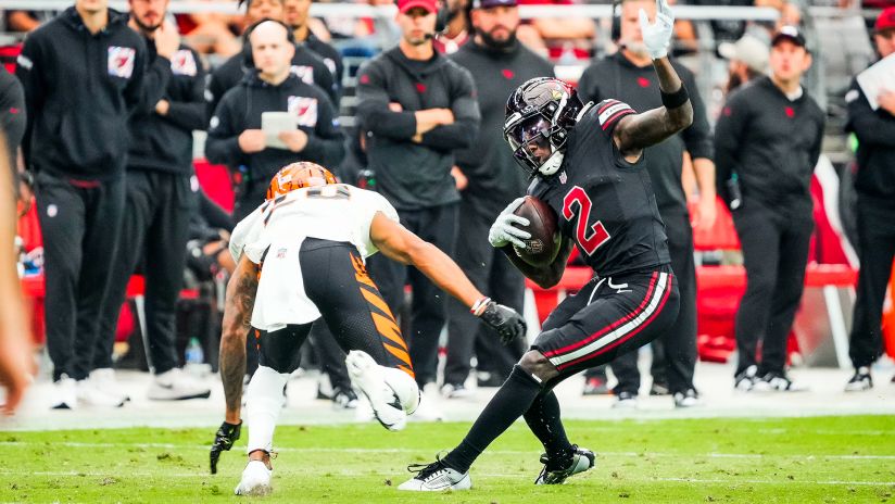 Cardinals in black vs. Seahawks on Sunday Night Football; roof open