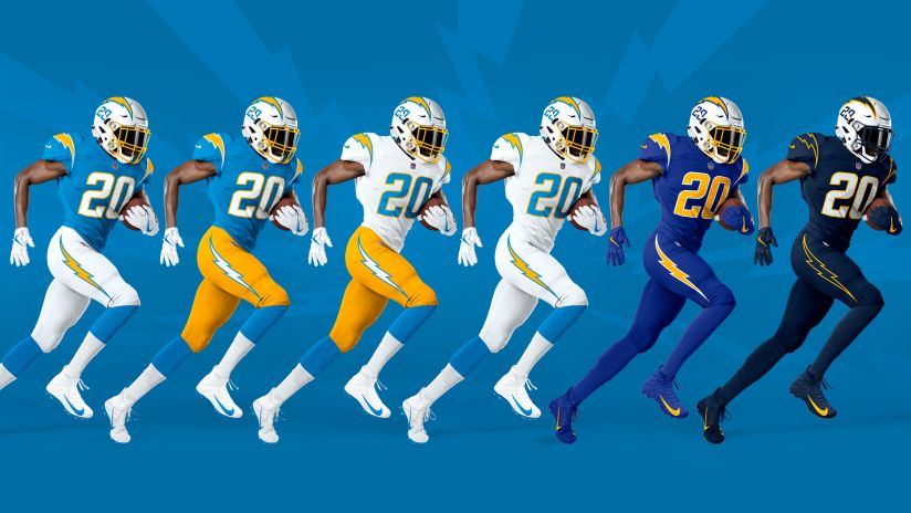 chargers practice jersey