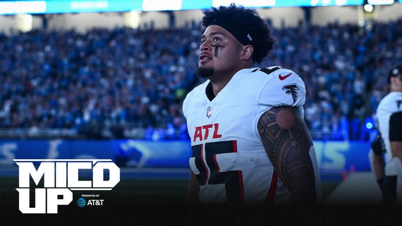 Teez Tabor is mic'd up in Mercedes-Benz Stadium