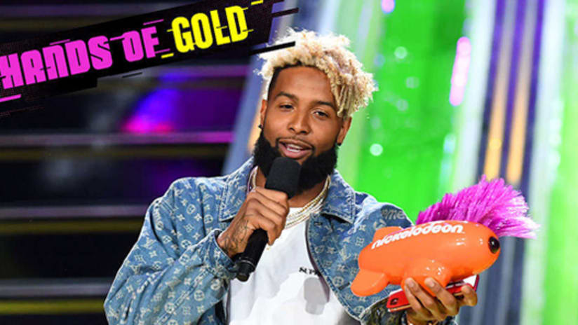 Odell Beckham Jr Wins At Kids Choice Sports Awards